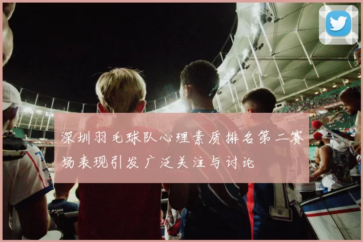 深圳羽毛球队心理素质排名第二赛场表现引发广泛关注与讨论